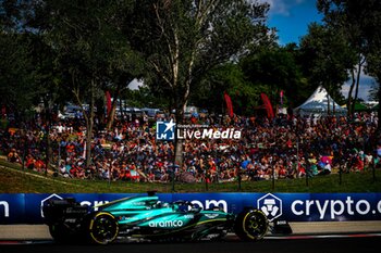 2024-07-21 - 18 Lance Stroll, (CND) Aramco Aston Martin Mercedes during the Hungarian GP, Budapest 18-21 July 2024 Formula 1 World championship 2024. - FORMULA 1 HUNGARIAN GRAND PRIX 2024 - RACE - FORMULA 1 - MOTORS