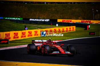 2024-07-21 - 55 Carlos Sainz, (ESP) Scuderia Ferrari during the Hungarian GP, Budapest 18-21 July 2024 Formula 1 World championship 2024. - FORMULA 1 HUNGARIAN GRAND PRIX 2024 - RACE - FORMULA 1 - MOTORS