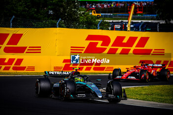 2024-07-21 - 44 Lewis Hamilton, (GRB) AMG Mercedes Ineos during the Hungarian GP, Budapest 18-21 July 2024 Formula 1 World championship 2024. - FORMULA 1 HUNGARIAN GRAND PRIX 2024 - RACE - FORMULA 1 - MOTORS