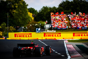 2024-07-21 - 55 Carlos Sainz, (ESP) Scuderia Ferrari during the Hungarian GP, Budapest 18-21 July 2024 Formula 1 World championship 2024. - FORMULA 1 HUNGARIAN GRAND PRIX 2024 - RACE - FORMULA 1 - MOTORS