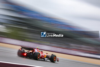 2024-07-06 - 55 SAINZ Carlos (spa), Scuderia Ferrari SF-24, action during the Formula 1 Qatar Airways British Grand Prix 2024, 12th round of the 2024 Formula One World Championship from July 5 to 7, 2024 on the Silverstone Circuit, in Silverstone, United Kingdom - F1 - BRITISH GRAND PRIX 2024 - FORMULA 1 - MOTORS