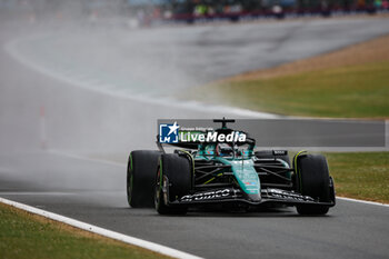 2024-07-06 - 18 STROLL Lance (can), Aston Martin F1 Team AMR24, action during the Formula 1 Qatar Airways British Grand Prix 2024, 12th round of the 2024 Formula One World Championship from July 5 to 7, 2024 on the Silverstone Circuit, in Silverstone, United Kingdom - F1 - BRITISH GRAND PRIX 2024 - FORMULA 1 - MOTORS