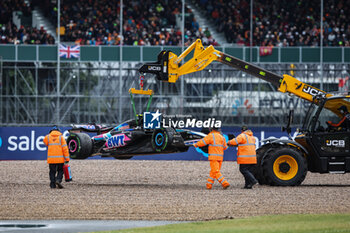 2024-07-06 - 10 GASLY Pierre (fra), Alpine F1 Team A524, action marshall, commissaire de piste, marshal, marshalls, marshals during the Formula 1 Qatar Airways British Grand Prix 2024, 12th round of the 2024 Formula One World Championship from July 5 to 7, 2024 on the Silverstone Circuit, in Silverstone, United Kingdom - F1 - BRITISH GRAND PRIX 2024 - FORMULA 1 - MOTORS