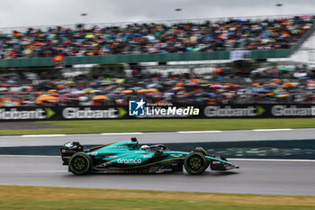 2024-07-06 - 18 STROLL Lance (can), Aston Martin F1 Team AMR24, action during the Formula 1 Qatar Airways British Grand Prix 2024, 12th round of the 2024 Formula One World Championship from July 5 to 7, 2024 on the Silverstone Circuit, in Silverstone, United Kingdom - F1 - BRITISH GRAND PRIX 2024 - FORMULA 1 - MOTORS