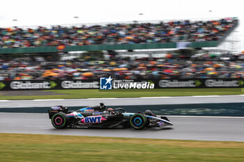 2024-07-06 - 31 OCON Esteban (fra), Alpine F1 Team A524, action during the Formula 1 Qatar Airways British Grand Prix 2024, 12th round of the 2024 Formula One World Championship from July 5 to 7, 2024 on the Silverstone Circuit, in Silverstone, United Kingdom - F1 - BRITISH GRAND PRIX 2024 - FORMULA 1 - MOTORS