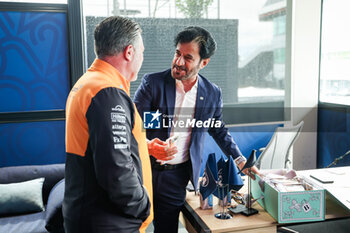 2024-07-06 - BROWN Zak (usa), CEO of of McLaren Racing, BEN SULAYEM Mohammed (uae), President of the FIA, portrait, during the Formula 1 Qatar Airways British Grand Prix 2024, 12th round of the 2024 Formula One World Championship from July 5 to 7, 2024 on the Silverstone Circuit, in Silverstone, United Kingdom - F1 - BRITISH GRAND PRIX 2024 - FORMULA 1 - MOTORS