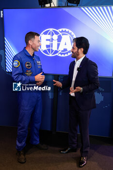 2024-07-06 - BEN SULAYEM Mohammed (uae), President of the FIA, and Astronaut Marcus Wandt, during the Formula 1 Qatar Airways British Grand Prix 2024, 12th round of the 2024 Formula One World Championship from July 5 to 7, 2024 on the Silverstone Circuit, in Silverstone, United Kingdom - F1 - BRITISH GRAND PRIX 2024 - FORMULA 1 - MOTORS