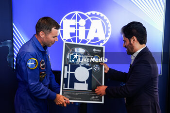 2024-07-06 - BEN SULAYEM Mohammed (uae), President of the FIA, and Astronaut Marcus Wandt, during the Formula 1 Qatar Airways British Grand Prix 2024, 12th round of the 2024 Formula One World Championship from July 5 to 7, 2024 on the Silverstone Circuit, in Silverstone, United Kingdom - F1 - BRITISH GRAND PRIX 2024 - FORMULA 1 - MOTORS