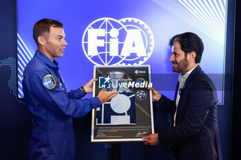 2024-07-06 - BEN SULAYEM Mohammed (uae), President of the FIA, and Astronaut Marcus Wandt, during the Formula 1 Qatar Airways British Grand Prix 2024, 12th round of the 2024 Formula One World Championship from July 5 to 7, 2024 on the Silverstone Circuit, in Silverstone, United Kingdom - F1 - BRITISH GRAND PRIX 2024 - FORMULA 1 - MOTORS