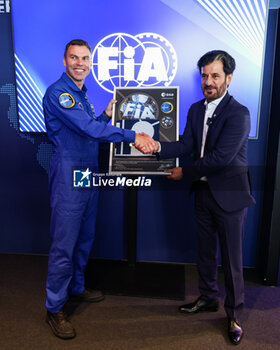 2024-07-06 - BEN SULAYEM Mohammed (uae), President of the FIA, and Astronaut Marcus Wandt, during the Formula 1 Qatar Airways British Grand Prix 2024, 12th round of the 2024 Formula One World Championship from July 5 to 7, 2024 on the Silverstone Circuit, in Silverstone, United Kingdom - F1 - BRITISH GRAND PRIX 2024 - FORMULA 1 - MOTORS