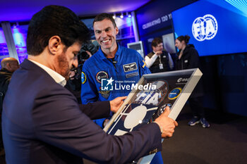 2024-07-06 - BEN SULAYEM Mohammed (uae), President of the FIA, and Astronaut Marcus Wandt, during the Formula 1 Qatar Airways British Grand Prix 2024, 12th round of the 2024 Formula One World Championship from July 5 to 7, 2024 on the Silverstone Circuit, in Silverstone, United Kingdom - F1 - BRITISH GRAND PRIX 2024 - FORMULA 1 - MOTORS