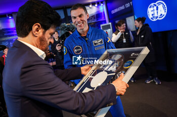 2024-07-06 - BEN SULAYEM Mohammed (uae), President of the FIA, and Astronaut Marcus Wandt, during the Formula 1 Qatar Airways British Grand Prix 2024, 12th round of the 2024 Formula One World Championship from July 5 to 7, 2024 on the Silverstone Circuit, in Silverstone, United Kingdom - F1 - BRITISH GRAND PRIX 2024 - FORMULA 1 - MOTORS