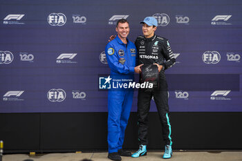 2024-07-06 - RUSSELL George (gbr), Mercedes AMG F1 Team W15, portrait during the Formula 1 Qatar Airways British Grand Prix 2024, 12th round of the 2024 Formula One World Championship from July 5 to 7, 2024 on the Silverstone Circuit, in Silverstone, United Kingdom - F1 - BRITISH GRAND PRIX 2024 - FORMULA 1 - MOTORS