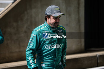 2024-07-06 - ALONSO Fernando (spa), Aston Martin F1 Team AMR24, portrait during the Formula 1 Qatar Airways British Grand Prix 2024, 12th round of the 2024 Formula One World Championship from July 5 to 7, 2024 on the Silverstone Circuit, in Silverstone, United Kingdom - F1 - BRITISH GRAND PRIX 2024 - FORMULA 1 - MOTORS