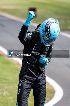 2024-07-06 - RUSSELL George (gbr), Mercedes AMG F1 Team W15, portrait during the Formula 1 Qatar Airways British Grand Prix 2024, 12th round of the 2024 Formula One World Championship from July 5 to 7, 2024 on the Silverstone Circuit, in Silverstone, United Kingdom - F1 - BRITISH GRAND PRIX 2024 - FORMULA 1 - MOTORS