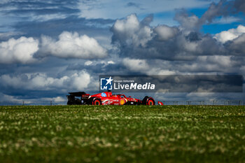 2024-07-06 - 55 SAINZ Carlos (spa), Scuderia Ferrari SF-24, action during the Formula 1 Qatar Airways British Grand Prix 2024, 12th round of the 2024 Formula One World Championship from July 5 to 7, 2024 on the Silverstone Circuit, in Silverstone, United Kingdom - F1 - BRITISH GRAND PRIX 2024 - FORMULA 1 - MOTORS