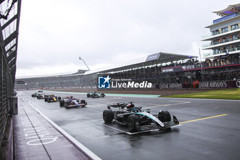 2024-07-06 - 63 RUSSELL George (gbr), Mercedes AMG F1 Team W15, action start practice during the Formula 1 Qatar Airways British Grand Prix 2024, 12th round of the 2024 Formula One World Championship from July 5 to 7, 2024 on the Silverstone Circuit, in Silverstone, United Kingdom - F1 - BRITISH GRAND PRIX 2024 - FORMULA 1 - MOTORS