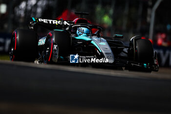 2024-07-06 - 63 RUSSELL George (gbr), Mercedes AMG F1 Team W15, action during the Formula 1 Qatar Airways British Grand Prix 2024, 12th round of the 2024 Formula One World Championship from July 5 to 7, 2024 on the Silverstone Circuit, in Silverstone, United Kingdom - F1 - BRITISH GRAND PRIX 2024 - FORMULA 1 - MOTORS