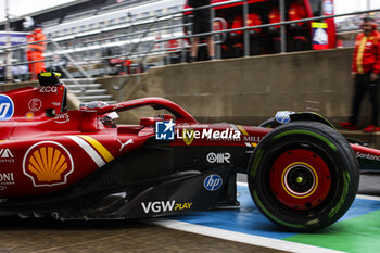 2024-07-06 - 55 SAINZ Carlos (spa), Scuderia Ferrari SF-24, action during the Formula 1 Qatar Airways British Grand Prix 2024, 12th round of the 2024 Formula One World Championship from July 5 to 7, 2024 on the Silverstone Circuit, in Silverstone, United Kingdom - F1 - BRITISH GRAND PRIX 2024 - FORMULA 1 - MOTORS