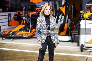 2024-07-06 - SANZEY Pauline (fra), TV presenter of Canal+, portrait during the Formula 1 Qatar Airways British Grand Prix 2024, 12th round of the 2024 Formula One World Championship from July 5 to 7, 2024 on the Silverstone Circuit, in Silverstone, United Kingdom - F1 - BRITISH GRAND PRIX 2024 - FORMULA 1 - MOTORS