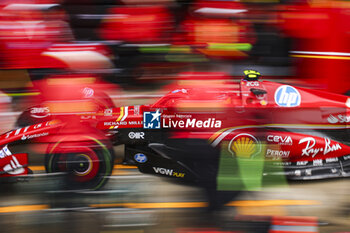 2024-07-06 - 55 SAINZ Carlos (spa), Scuderia Ferrari SF-24, action during the Formula 1 Qatar Airways British Grand Prix 2024, 12th round of the 2024 Formula One World Championship from July 5 to 7, 2024 on the Silverstone Circuit, in Silverstone, United Kingdom - F1 - BRITISH GRAND PRIX 2024 - FORMULA 1 - MOTORS