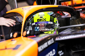 2024-07-06 - NORRIS Lando (gbr), McLaren F1 Team MCL38, portrait during the Formula 1 Qatar Airways British Grand Prix 2024, 12th round of the 2024 Formula One World Championship from July 5 to 7, 2024 on the Silverstone Circuit, in Silverstone, United Kingdom - F1 - BRITISH GRAND PRIX 2024 - FORMULA 1 - MOTORS