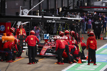 2024-07-06 - 16 LECLERC Charles (mco), Scuderia Ferrari SF-24, action during the Formula 1 Qatar Airways British Grand Prix 2024, 12th round of the 2024 Formula One World Championship from July 5 to 7, 2024 on the Silverstone Circuit, in Silverstone, United Kingdom - F1 - BRITISH GRAND PRIX 2024 - FORMULA 1 - MOTORS