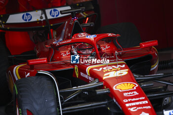 2024-07-06 - 16 LECLERC Charles (mco), Scuderia Ferrari SF-24, action during the Formula 1 Qatar Airways British Grand Prix 2024, 12th round of the 2024 Formula One World Championship from July 5 to 7, 2024 on the Silverstone Circuit, in Silverstone, United Kingdom - F1 - BRITISH GRAND PRIX 2024 - FORMULA 1 - MOTORS