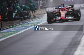 2024-07-06 - 16 LECLERC Charles (mco), Scuderia Ferrari SF-24, action during the Formula 1 Qatar Airways British Grand Prix 2024, 12th round of the 2024 Formula One World Championship from July 5 to 7, 2024 on the Silverstone Circuit, in Silverstone, United Kingdom - F1 - BRITISH GRAND PRIX 2024 - FORMULA 1 - MOTORS