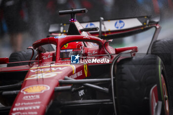 2024-07-06 - 16 LECLERC Charles (mco), Scuderia Ferrari SF-24, action during the Formula 1 Qatar Airways British Grand Prix 2024, 12th round of the 2024 Formula One World Championship from July 5 to 7, 2024 on the Silverstone Circuit, in Silverstone, United Kingdom - F1 - BRITISH GRAND PRIX 2024 - FORMULA 1 - MOTORS