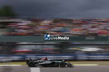 2024-07-06 - 63 RUSSELL George (gbr), Mercedes AMG F1 Team W15, action during the Formula 1 Qatar Airways British Grand Prix 2024, 12th round of the 2024 Formula One World Championship from July 5 to 7, 2024 on the Silverstone Circuit, in Silverstone, United Kingdom - F1 - BRITISH GRAND PRIX 2024 - FORMULA 1 - MOTORS