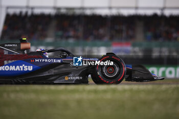 2024-07-06 - 02 SARGEANT Logan (usa), Williams Racing FW46, action during the Formula 1 Qatar Airways British Grand Prix 2024, 12th round of the 2024 Formula One World Championship from July 5 to 7, 2024 on the Silverstone Circuit, in Silverstone, United Kingdom - F1 - BRITISH GRAND PRIX 2024 - FORMULA 1 - MOTORS