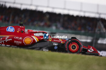 2024-07-06 - 16 LECLERC Charles (mco), Scuderia Ferrari SF-24, action during the Formula 1 Qatar Airways British Grand Prix 2024, 12th round of the 2024 Formula One World Championship from July 5 to 7, 2024 on the Silverstone Circuit, in Silverstone, United Kingdom - F1 - BRITISH GRAND PRIX 2024 - FORMULA 1 - MOTORS