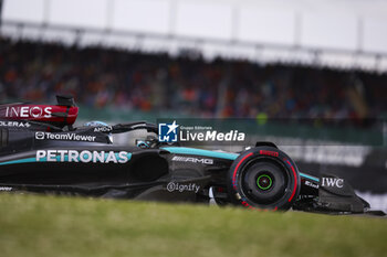 2024-07-06 - 63 RUSSELL George (gbr), Mercedes AMG F1 Team W15, action during the Formula 1 Qatar Airways British Grand Prix 2024, 12th round of the 2024 Formula One World Championship from July 5 to 7, 2024 on the Silverstone Circuit, in Silverstone, United Kingdom - F1 - BRITISH GRAND PRIX 2024 - FORMULA 1 - MOTORS