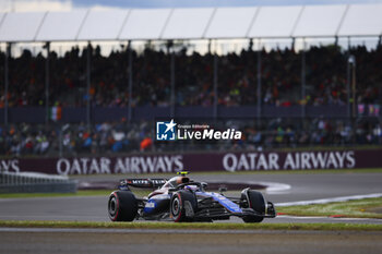 2024-07-06 - 02 SARGEANT Logan (usa), Williams Racing FW46, action during the Formula 1 Qatar Airways British Grand Prix 2024, 12th round of the 2024 Formula One World Championship from July 5 to 7, 2024 on the Silverstone Circuit, in Silverstone, United Kingdom - F1 - BRITISH GRAND PRIX 2024 - FORMULA 1 - MOTORS