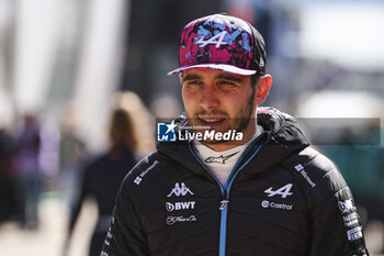 2024-07-06 - OCON Esteban (fra), Alpine F1 Team A524, portrait during the Formula 1 Qatar Airways British Grand Prix 2024, 12th round of the 2024 Formula One World Championship from July 5 to 7, 2024 on the Silverstone Circuit, in Silverstone, United Kingdom - F1 - BRITISH GRAND PRIX 2024 - FORMULA 1 - MOTORS