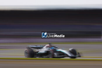 2024-07-06 - 63 RUSSELL George (gbr), Mercedes AMG F1 Team W15, action during the Formula 1 Qatar Airways British Grand Prix 2024, 12th round of the 2024 Formula One World Championship from July 5 to 7, 2024 on the Silverstone Circuit, in Silverstone, United Kingdom - F1 - BRITISH GRAND PRIX 2024 - FORMULA 1 - MOTORS