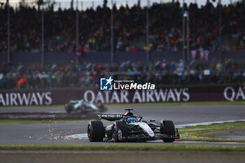 2024-07-06 - 63 RUSSELL George (gbr), Mercedes AMG F1 Team W15, action during the Formula 1 Qatar Airways British Grand Prix 2024, 12th round of the 2024 Formula One World Championship from July 5 to 7, 2024 on the Silverstone Circuit, in Silverstone, United Kingdom - F1 - BRITISH GRAND PRIX 2024 - FORMULA 1 - MOTORS