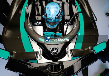 2024-07-06 - RUSSELL George (gbr), Mercedes AMG F1 Team W15, portrait during the Formula 1 Qatar Airways British Grand Prix 2024, 12th round of the 2024 Formula One World Championship from July 5 to 7, 2024 on the Silverstone Circuit, in Silverstone, United Kingdom - F1 - BRITISH GRAND PRIX 2024 - FORMULA 1 - MOTORS