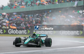 2024-07-06 - 14 ALONSO Fernando (spa), Aston Martin F1 Team AMR24, action during the Formula 1 Qatar Airways British Grand Prix 2024, 12th round of the 2024 Formula One World Championship from July 5 to 7, 2024 on the Silverstone Circuit, in Silverstone, United Kingdom - F1 - BRITISH GRAND PRIX 2024 - FORMULA 1 - MOTORS