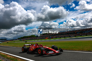 2024-07-06 - 55 SAINZ Carlos (spa), Scuderia Ferrari SF-24, action during the Formula 1 Qatar Airways British Grand Prix 2024, 12th round of the 2024 Formula One World Championship from July 5 to 7, 2024 on the Silverstone Circuit, in Silverstone, United Kingdom - F1 - BRITISH GRAND PRIX 2024 - FORMULA 1 - MOTORS