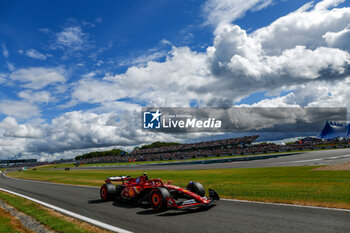 2024-07-06 - 55 SAINZ Carlos (spa), Scuderia Ferrari SF-24, action during the Formula 1 Qatar Airways British Grand Prix 2024, 12th round of the 2024 Formula One World Championship from July 5 to 7, 2024 on the Silverstone Circuit, in Silverstone, United Kingdom - F1 - BRITISH GRAND PRIX 2024 - FORMULA 1 - MOTORS