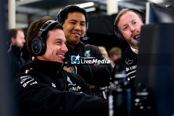 2024-07-06 - WOLFF Toto (aut), Team Principal & CEO of Mercedes AMG F1 Team, portrait during the Formula 1 Qatar Airways British Grand Prix 2024, 12th round of the 2024 Formula One World Championship from July 5 to 7, 2024 on the Silverstone Circuit, in Silverstone, United Kingdom - F1 - BRITISH GRAND PRIX 2024 - FORMULA 1 - MOTORS