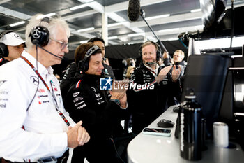 2024-07-06 - WOLFF Toto (aut), Team Principal & CEO of Mercedes AMG F1 Team, portrait during the Formula 1 Qatar Airways British Grand Prix 2024, 12th round of the 2024 Formula One World Championship from July 5 to 7, 2024 on the Silverstone Circuit, in Silverstone, United Kingdom - F1 - BRITISH GRAND PRIX 2024 - FORMULA 1 - MOTORS