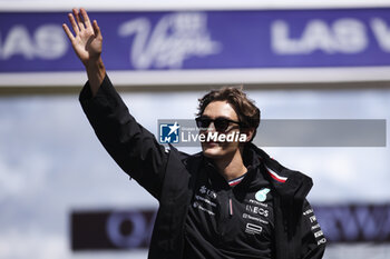 2024-07-07 - RUSSELL George (gbr), Mercedes AMG F1 Team W15, portrait during the Formula 1 Qatar Airways British Grand Prix 2024, 12th round of the 2024 Formula One World Championship from July 5 to 7, 2024 on the Silverstone Circuit, in Silverstone, United Kingdom - F1 - BRITISH GRAND PRIX 2024 - FORMULA 1 - MOTORS