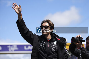 2024-07-07 - RUSSELL George (gbr), Mercedes AMG F1 Team W15, portrait during the Formula 1 Qatar Airways British Grand Prix 2024, 12th round of the 2024 Formula One World Championship from July 5 to 7, 2024 on the Silverstone Circuit, in Silverstone, United Kingdom - F1 - BRITISH GRAND PRIX 2024 - FORMULA 1 - MOTORS