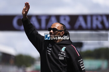 2024-07-07 - HAMILTON Lewis (gbr), Mercedes AMG F1 Team W15, portrait during the Formula 1 Qatar Airways British Grand Prix 2024, 12th round of the 2024 Formula One World Championship from July 5 to 7, 2024 on the Silverstone Circuit, in Silverstone, United Kingdom - F1 - BRITISH GRAND PRIX 2024 - FORMULA 1 - MOTORS