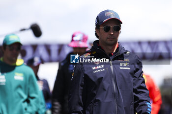 2024-07-07 - PEREZ Sergio (mex), Red Bull Racing RB20, portrait during the Formula 1 Qatar Airways British Grand Prix 2024, 12th round of the 2024 Formula One World Championship from July 5 to 7, 2024 on the Silverstone Circuit, in Silverstone, United Kingdom - F1 - BRITISH GRAND PRIX 2024 - FORMULA 1 - MOTORS