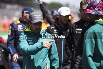 2024-07-07 - ALONSO Fernando (spa), Aston Martin F1 Team AMR24, portrait during the Formula 1 Qatar Airways British Grand Prix 2024, 12th round of the 2024 Formula One World Championship from July 5 to 7, 2024 on the Silverstone Circuit, in Silverstone, United Kingdom - F1 - BRITISH GRAND PRIX 2024 - FORMULA 1 - MOTORS