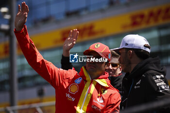 2024-07-07 - SAINZ Carlos (spa), Scuderia Ferrari SF-24, portrait and GASLY Pierre (fra), Alpine F1 Team A524, portrait during the Formula 1 Qatar Airways British Grand Prix 2024, 12th round of the 2024 Formula One World Championship from July 5 to 7, 2024 on the Silverstone Circuit, in Silverstone, United Kingdom - F1 - BRITISH GRAND PRIX 2024 - FORMULA 1 - MOTORS